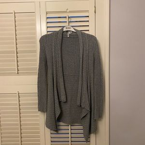 Grey Autumn Cashmere Cardigan Cozy